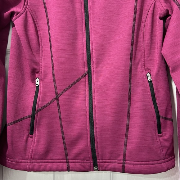 Spyder Women's Medium Active Lightweight Front Zip Jacket, Purple MSRP $88 - Picture 3 of 10